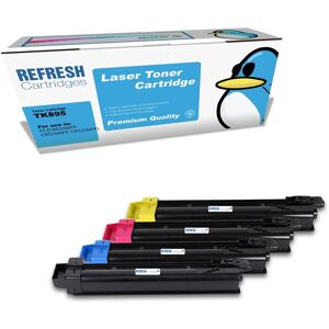 Refresh Cartridges Full Set 4 Pack Tk895 Toner Compatible With Kyocera Printers Refresh Cartridges Full Set 4 Pack Tk895 Toner Compatible With Kyocera Printers
