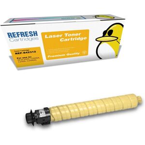 Refresh Cartridges Yellow 842312 Toner Compatible With Ricoh Printers Refresh Cartridges Yellow 842312 Toner Compatible With Ricoh Printers