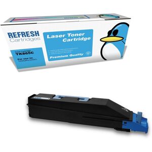 Refresh Cartridges Cyan Tk-865c Toner Compatible With Kyocera Printers Refresh Cartridges Cyan Tk-865c Toner Compatible With Kyocera Printers