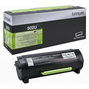 Genuine Lexmark 502u (50f2u00) Black Toner Cartridge Open Genuine Lexmark 502u (50f2u00) Black Toner Cartridge Open