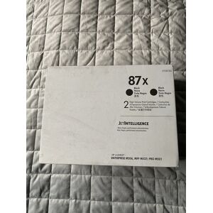 Twin Pack Hp Laser Jet 87x Black High Yield Original Toner Cartridge New Sealed Twin Pack Hp Laser Jet 87x Black High Yield Original Toner Cartridge New Sealed