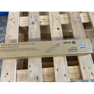 Xerox Phaser 7500 Yellow High Capacity Toner Cartridge - 106r01438 Xerox Phaser 7500 Yellow High Capacity Toner Cartridge - 106r01438