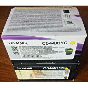 Genuine Lexmark C544x1yg Extra High Yield Return Program Yellow Toner Cartridge Genuine Lexmark C544x1yg Extra High Yield Return Program Yellow Toner Cartridge