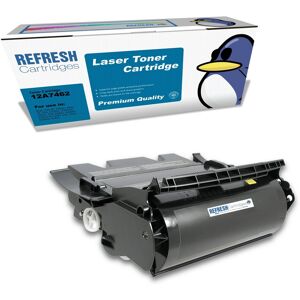 Refresh Cartridges Black 12a7462 High Capacity Toner Compatible With Lexmark Refresh Cartridges Black 12a7462 High Capacity Toner Compatible With Lexmark