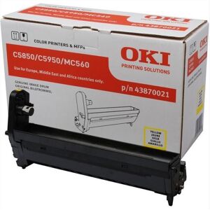 Genuine Oki 43870021 Yellow Drum Unit Genuine Oki 43870021 Yellow Drum Unit