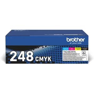 Brother Tn-248 Toner Cartridge Genuine Cmyk Hl-L3520cw Mfc-L3760cdw Tn248val Brother Tn-248 Toner Cartridge Genuine Cmyk Hl-L3520cw Mfc-L3760cdw Tn248val
