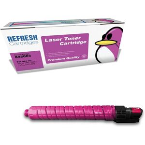 Refresh Cartridges Magenta 842063 Toner Compatible With Ricoh Printers Refresh Cartridges Magenta 842063 Toner Compatible With Ricoh Printers