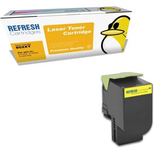 Refresh Cartridges Yellow 80c2xy0 Toner Compatible With Lexmark Printers Refresh Cartridges Yellow 80c2xy0 Toner Compatible With Lexmark Printers