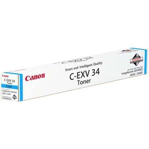 Original Canon C-Exv34 Cyan Toner Cartridge (3783b002aa) Original Canon C-Exv34 Cyan Toner Cartridge (3783b002aa)