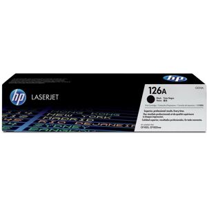 Genuine Hp Hewlett Packard Ce310a 126a Black Laser Printer Toner Cartridge Open Genuine Hp Hewlett Packard Ce310a 126a Black Laser Printer Toner Cartridge Open