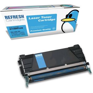 Refresh Cartridges Cyan 0c736h1cg Toner Compatible With Lexmark Printers Refresh Cartridges Cyan 0c736h1cg Toner Compatible With Lexmark Printers