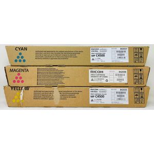 Ricoh 842035 842036 842037 Original Yellow Magenta Cyan For Mp C3500/mp C4500 Ricoh 842035 842036 842037 Original Yellow Magenta Cyan For Mp C3500/mp C4500