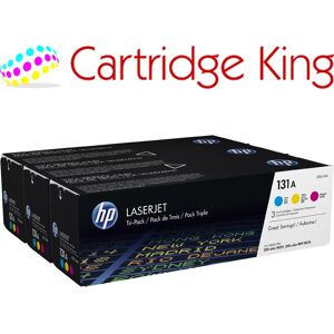 HP 131a 3-Pack Cyan/magenta/yellow Original Laserjet Toner Cartridges - U0sl1am HP 131a 3-Pack Cyan/magenta/yellow Original Laserjet Toner Cartridges - U0sl1am