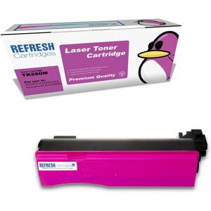Refresh Cartridges Magenta Tk-560m Toner Compatible With Kyocera Printers Refresh Cartridges Magenta Tk-560m Toner Compatible With Kyocera Printers