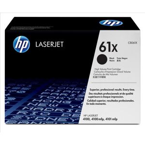 Genuine Hp C8061x Black Toner Cartridge 61x Laserjet 4101 4100 Vat Incl A- Genuine Hp C8061x Black Toner Cartridge 61x Laserjet 4101 4100 Vat Incl A-