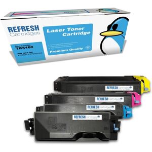 Refresh Cartridges Full Set Pack Tk-5160 Toner Compatible With Kyocera Printers Refresh Cartridges Full Set Pack Tk-5160 Toner Compatible With Kyocera Printers