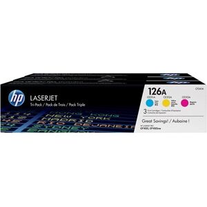 Hp126a Cyan, Magenta & Yellow Genuine Hp Toners Hp-Ce311a Ce312a Ce313a Cf341a Hp126a Cyan, Magenta & Yellow Genuine Hp Toners Hp-Ce311a Ce312a Ce313a Cf341a