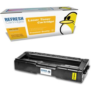 Refresh Cartridges Yellow 406351 Toner Compatible With Ricoh Printers Refresh Cartridges Yellow 406351 Toner Compatible With Ricoh Printers