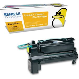 Refresh Cartridges Yellow C792x1yg Toner Compatible With Lexmark Printers Refresh Cartridges Yellow C792x1yg Toner Compatible With Lexmark Printers