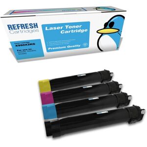 Refresh Cartridges Full Value Pack Of 4 X950/x952 Toners Compatible With Lexmark Refresh Cartridges Full Value Pack Of 4 X950/x952 Toners Compatible With Lexmark