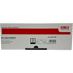 Oki 44973508 Black Toner Cartridge Genuine Original C511 C531 Mc562 Printer Oki 44973508 Black Toner Cartridge Genuine Original C511 C531 Mc562 Printer