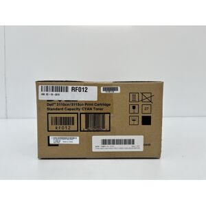 Dell 3110cn 3115cn Cyan Toner Cartridge 593-10166 Rf012 Dell 3110cn 3115cn Cyan Toner Cartridge 593-10166 Rf012