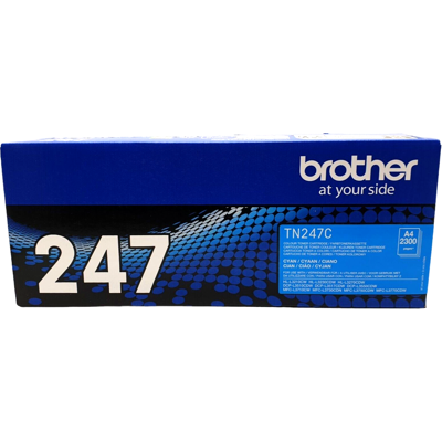 Brother Tn247c Cyan Toner Cartridge Genuine Original Tn-247c Dcp Hl Printer Blue Brother Tn247c Cyan Toner Cartridge Genuine Original Tn-247c Dcp Hl Printer Blue