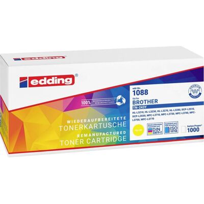 Edding Yellow Toner - Compatible with Brother TN-243Y - 1000 Pages Edding Yellow Toner - Compatible with Brother TN-243Y - 1000 Pages