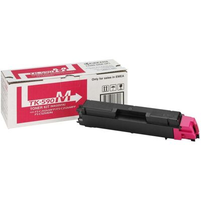 Genuine Kyocera Tk-590 Toner Kit Magenta A- Vat Inc Genuine Kyocera Tk-590 Toner Kit Magenta A- Vat Inc