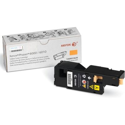 Genuine Xerox Phaser 6000/6010 Toner Cartridge Yellow 106r01629 Open Genuine Xerox Phaser 6000/6010 Toner Cartridge Yellow 106r01629 Open