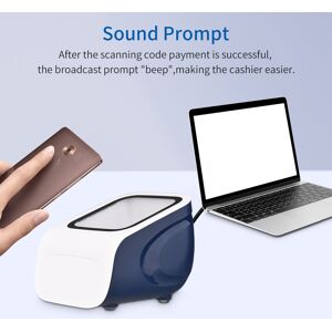 Ultra Fast 2d Desktop Barcode Scanner For Quick Response In White For Mobile Ultra Fast 2d Desktop Barcode Scanner For Quick Response In White For Mobile