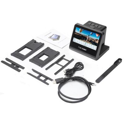 Film Scanner Digital 22mp 5in Lcd Screen 16gb Memory Convert Black Negative Bl Film Scanner Digital 22mp 5in Lcd Screen 16gb Memory Convert Black Negative Bl