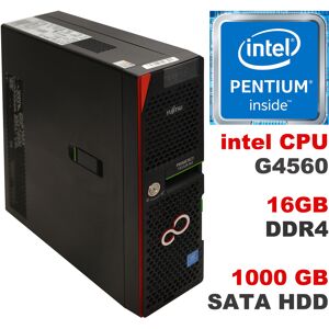 Fujitsu Siemens Mini Server Tx1320 M3 - 16GB DDR4 - Max 64GB - Intel G4560 - 1TB HDD - RAID Fujitsu Siemens Mini Server Tx1320 M3 - 16GB DDR4 - Max 64GB - Intel G4560 - 1TB HDD - RAID