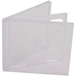 Dragon 50 × Jewel Cd Cases Doubles Clear Tray Pack Of 50 Plastic Transparent Cases Dragon 50 × Jewel Cd Cases Doubles Clear Tray Pack Of 50 Plastic Transparent Cases