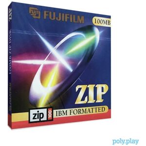 Lot Of 2 Zip Fujifilm 100mb Disks Original New Lot Of 2 Zip Fujifilm 100mb Disks Original New