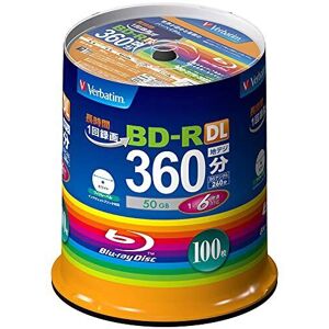 Verbatim Blu-Ray Disc Bd-R 50gb 100 Sheets 1-6x Speed Vbr260rp100sv1 Verbatim Blu-Ray Disc Bd-R 50gb 100 Sheets 1-6x Speed Vbr260rp100sv1