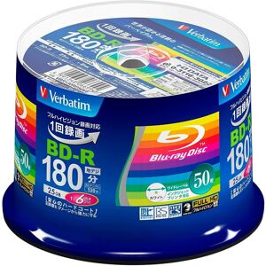 Verbatim Blu Ray Blank Media 6x 25gb Bd-R Blueray Printable Spindle 50-Sheets Verbatim Blu Ray Blank Media 6x 25gb Bd-R Blueray Printable Spindle 50-Sheets