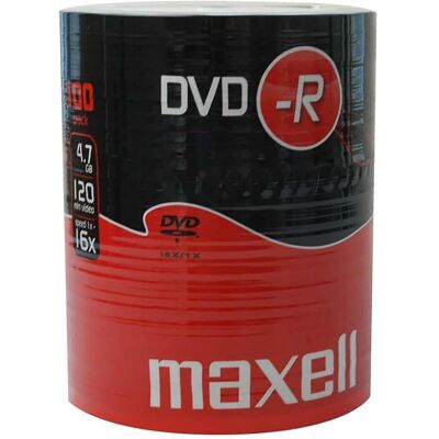 Maxell 16x Speed Dvd-R Blank Dvds, 100 Pack Spindle - 275733 Maxell 16x Speed Dvd-R Blank Dvds, 100 Pack Spindle - 275733