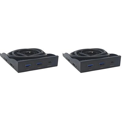 2x Usb3.2 Gen2 Type-C 3.5-Inch Floppy Front Panel 2 Port Usb3.2 + 1 Port6064 2x Usb3.2 Gen2 Type-C 3.5-Inch Floppy Front Panel 2 Port Usb3.2 + 1 Port6064