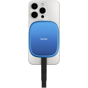 SanDisk SDSSDE62C-2T00-G25 External SSD - 2TB, Blue, USB-C SanDisk SDSSDE62C-2T00-G25 External SSD - 2TB, Blue, USB-C
