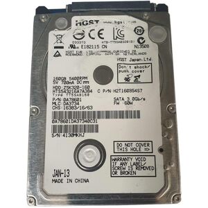 Recertified 2.5\" Internal Hard Drive Sata 3gb/s, 160gb - Hitachi Recertified 2.5\" Internal Hard Drive Sata 3gb/s, 160gb - Hitachi
