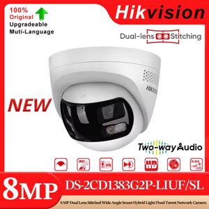 Hikvision 4k 8mp Dual Lens Wide Angle Smart Hybrid Light Network Poe Ip Camera Hikvision 4k 8mp Dual Lens Wide Angle Smart Hybrid Light Network Poe Ip Camera