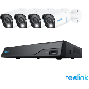 Reolink 8mp (4k) Uhd Nvr Poe Ai 8 X Channel / 4 X Bullet Camera Kit With 2tb Hdd Reolink 8mp (4k) Uhd Nvr Poe Ai 8 X Channel / 4 X Bullet Camera Kit With 2tb Hdd