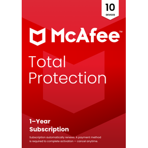 Mcafee Total Protection 2026 10 Devices 1 Year Vpn Retail Delivered In The Post Mcafee Total Protection 2026 10 Devices 1 Year Vpn Retail Delivered In The Post