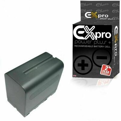 Ex-Pro Sony NP-F960h Battery - Camera Battery for Gv-A700, D300, D800, D900 Ex-Pro Sony NP-F960h Battery - Camera Battery for Gv-A700, D300, D800, D900