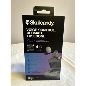 Skullcandy Grind True Wireless Bluetooth Headphones Earphones Voice Control Grey Skullcandy Grind True Wireless Bluetooth Headphones Earphones Voice Control Grey