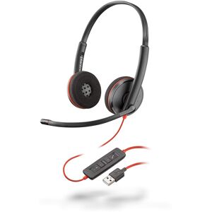 Plantronics - Blackwire 3220 Usb-A Wired Headset - Dual Ear (Stereo) With Boom M Plantronics - Blackwire 3220 Usb-A Wired Headset - Dual Ear (Stereo) With Boom M