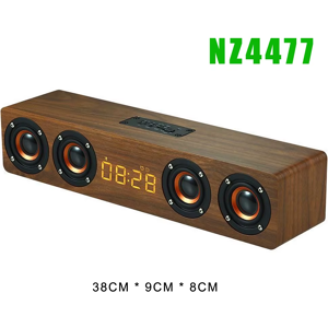 Does Not Apply Rechargeable Wooden Alarm Clock With Bluetooth Soundbar Subwoofer Speaker Does Not Apply Rechargeable Wooden Alarm Clock With Bluetooth Soundbar Subwoofer Speaker