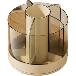 3x(Rotating Pencil Organizer 6 Compartments 360° Turntable Detachable 7615 3x(Rotating Pencil Organizer 6 Compartments 360° Turntable Detachable 7615