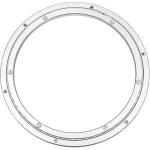 Metallixity Aluminum Lazy Susan Metal Rotating Turntable 16inch Mute For Dining-Table Silver Metallixity Aluminum Lazy Susan Metal Rotating Turntable 16inch Mute For Dining-Table Silver